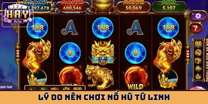 Lý do nên chơi nổ hũ Tứ Linh